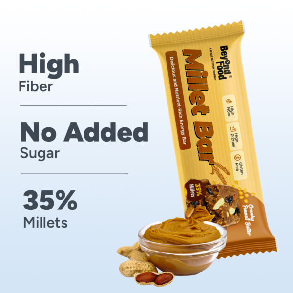 Millet Bar - Crunchy Peanut Butter - Image 2