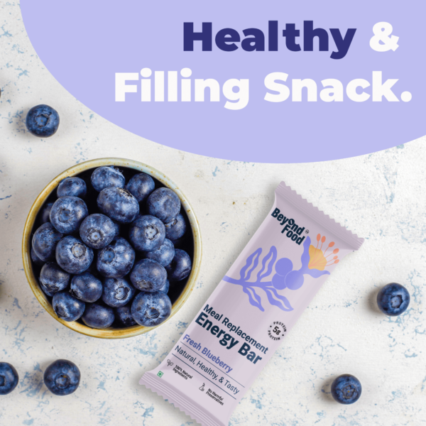 Meal Replacement Energy Bar - Fresh Blueberry - Image 4