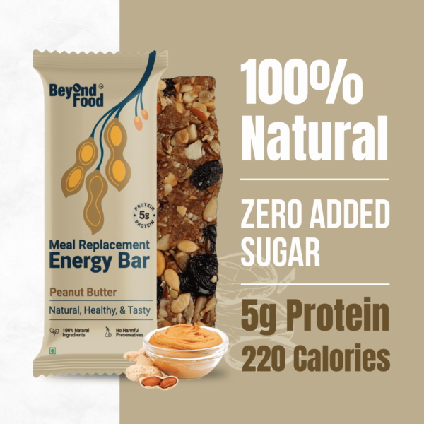 Meal Replacement Energy Bar - Peanut Butter - Image 2