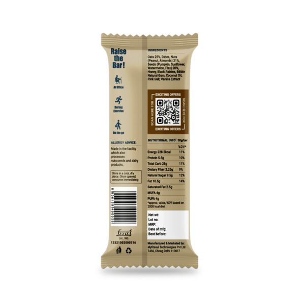 Meal Replacement Energy Bar - Peanut Butter - Image 3