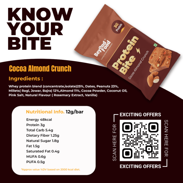 Protein Bites - Cocoa Almond Crunch - Image 3